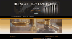 Desktop Screenshot of hulsyandhulsylaw.com